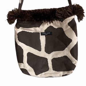 Funky Jack Fun Giraffe Print Purse